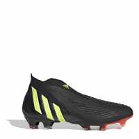 Adidas Predator + Fg Football Boots Black/Yell/Red Футболни стоножки