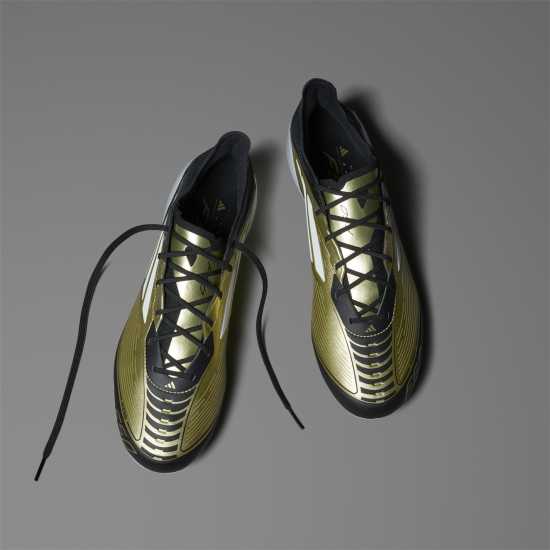 Adidas F50 Elite Adults Firm Ground Football Boots Злато/Черно Футболни стоножки