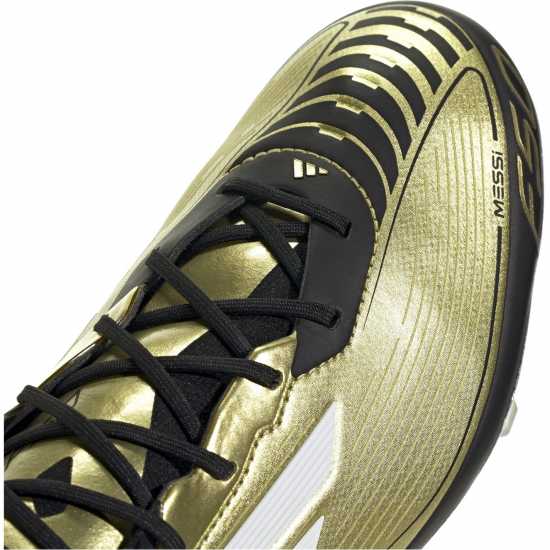 Adidas F50 Elite Adults Firm Ground Football Boots Злато/Черно Футболни стоножки