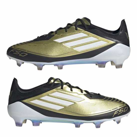 Adidas F50 Elite Adults Firm Ground Football Boots Злато/Черно Футболни стоножки
