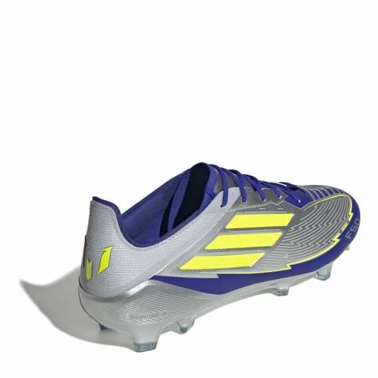Adidas F50 Elite Adults Firm Ground Football Boots Silver/Blue 