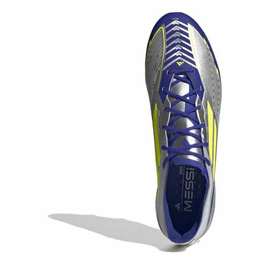 Adidas F50 Elite Adults Firm Ground Football Boots Silver/Blue 