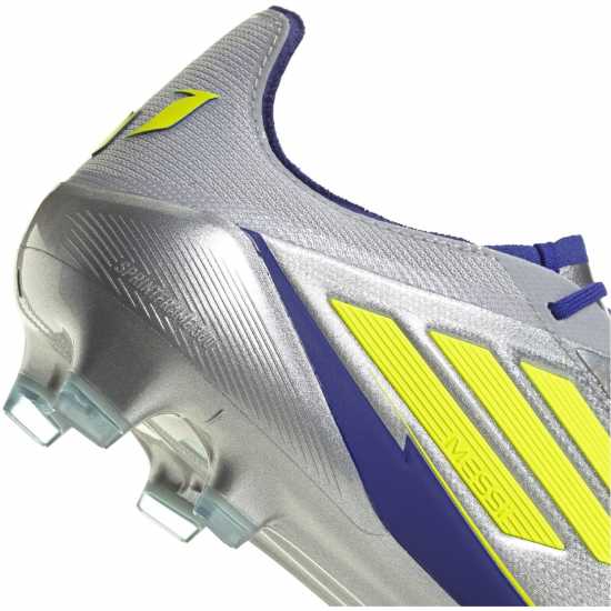 Adidas F50 Elite Adults Firm Ground Football Boots Silver/Blue 