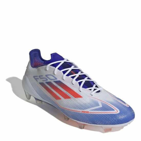 Adidas F50 Elite Adults Firm Ground Football Boots Бяло/Червено/Синьо Футболни стоножки