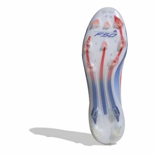 Adidas F50 Elite Adults Firm Ground Football Boots Бяло/Червено/Синьо Футболни стоножки
