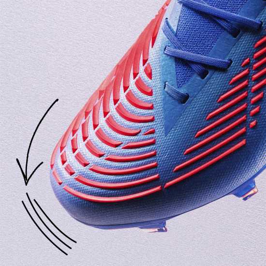 Adidas .1 Fg Football Boots Blue/Orange Футболни стоножки