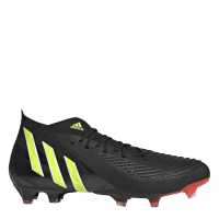 Adidas Predator .1 Fg Football Boots Black/Yell/Red Футболни стоножки