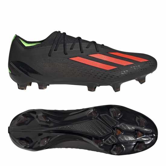 Adidas X Speedportal.1 Firm Ground Football Boots Black/Red/Grn Футболни стоножки