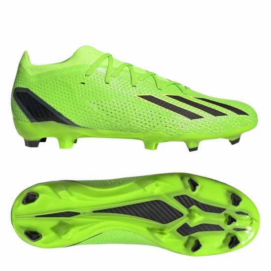 Adidas X Speedportal.2 Firm Ground Football Boots Green/Blk/Yell Футболни стоножки