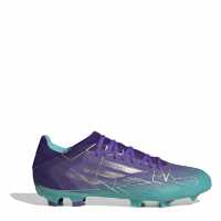Adidas X .3  Football Boots Firm Ground Purple/Silver Мъжки футболни бутонки