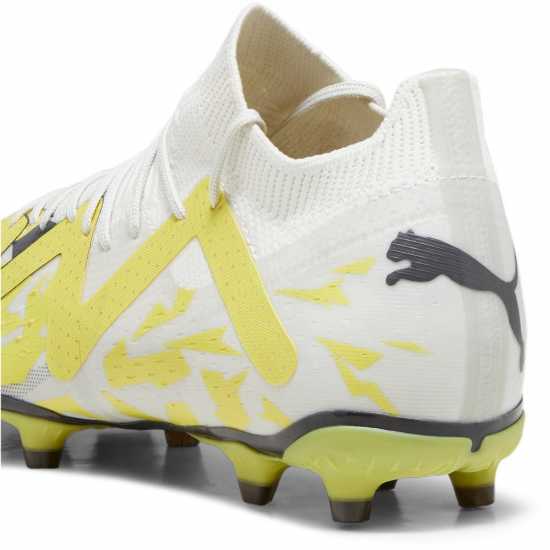 Puma Future Match.3 Adults Firm Ground Football Boots Grey/Yellow Мъжки футболни бутонки