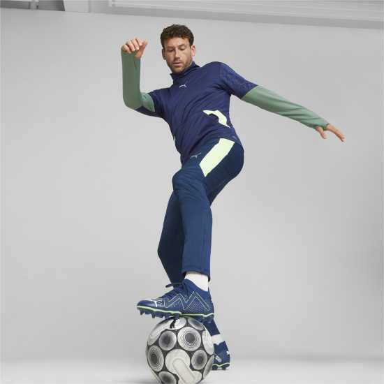 Puma Future Match.3  Firm Ground Football Boots Blue/Green Мъжки футболни бутонки