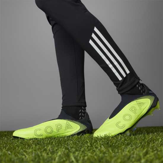 Adidas Copa Pure Iii Elite Laceless Firm Ground Football Boots Лимон/Черен 