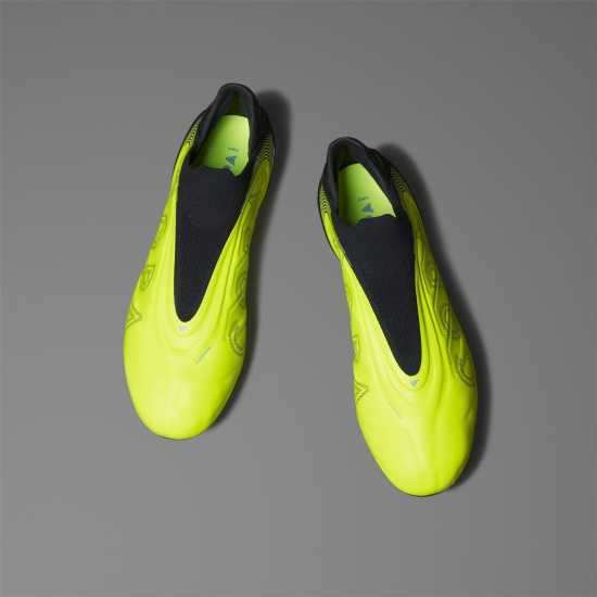 Adidas Copa Pure Iii Elite Laceless Firm Ground Football Boots Лимон/Черен 