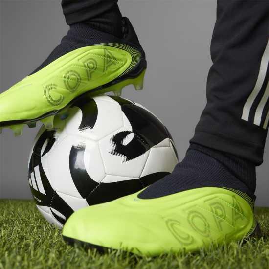 Adidas Copa Pure Iii Elite Laceless Firm Ground Football Boots Лимон/Черен 