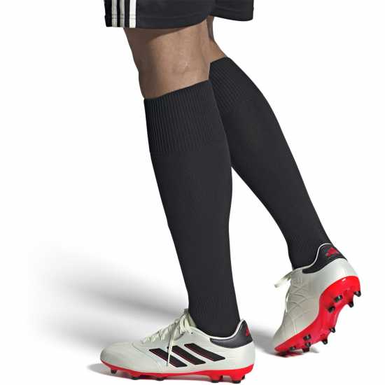 Adidas Copa Pure Ii League Firm Ground Football Boots White/Black/Red Мъжки футболни бутонки
