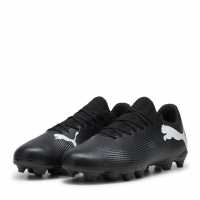 Puma Future 7 Play Firm Ground Football Boots Black/White Мъжки футболни бутонки