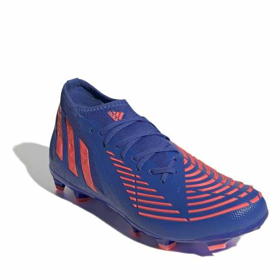 Adidas Edge.2 Firm Ground Boots Unisex Blue/Orange - Футболни стоножки