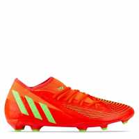 Adidas Predator Edge.3 Firm Ground Football Boots Red/Green/Blk Футболни стоножки