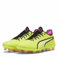 Puma King Ultimate Firm Ground Football Boots Зелено/Черно Футболни стоножки