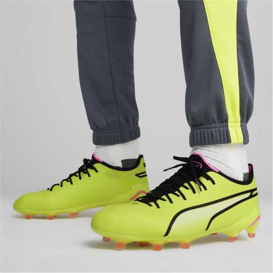 Puma King Ultimate Firm Ground Football Boots Green/Black Мъжки футболни бутонки