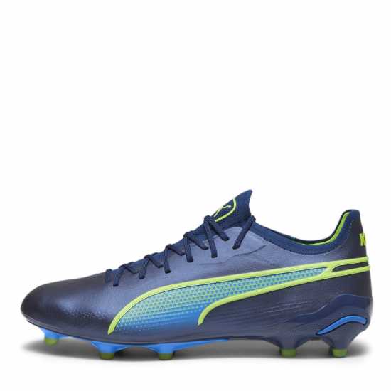 Puma King Ultimate Firm Ground Football Boots Blue/Green Мъжки футболни бутонки