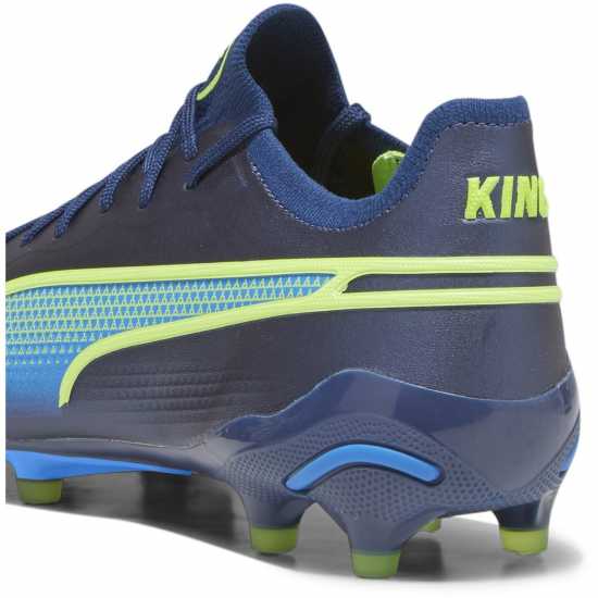 Puma King Ultimate Firm Ground Football Boots Blue/Green Мъжки футболни бутонки