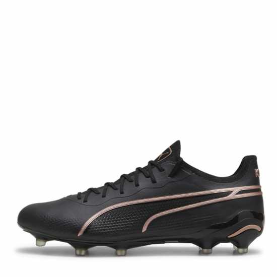 Puma King Ultimate Firm Ground Football Boots Черно/Розово Футболни стоножки