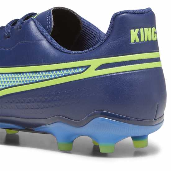 Puma King Match.3 Firm Ground Football Boots Blue/Green Мъжки футболни бутонки