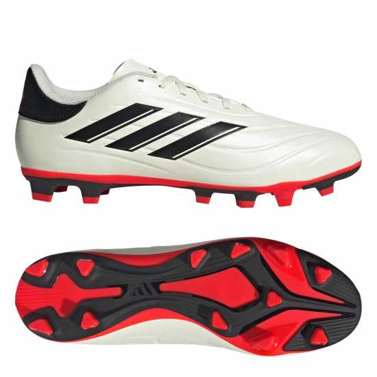 Adidas Copa Pure.4 Firm Ground Football Boots White/Black/Red Мъжки футболни бутонки