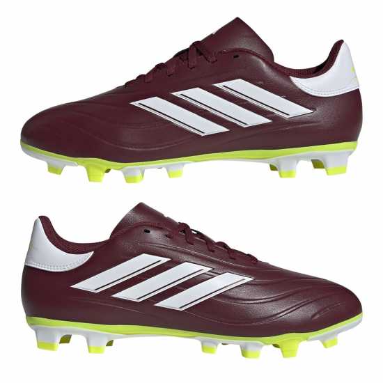 Adidas Copa Pure. Club Firm Ground Football Boots Red/Wht/Yellow Мъжки футболни бутонки