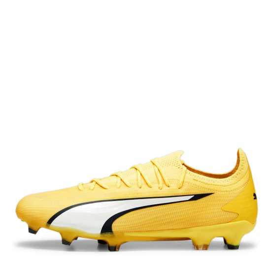 Puma Ultra Ultimate Firm Ground Football Boots Yellow/White Мъжки футболни бутонки