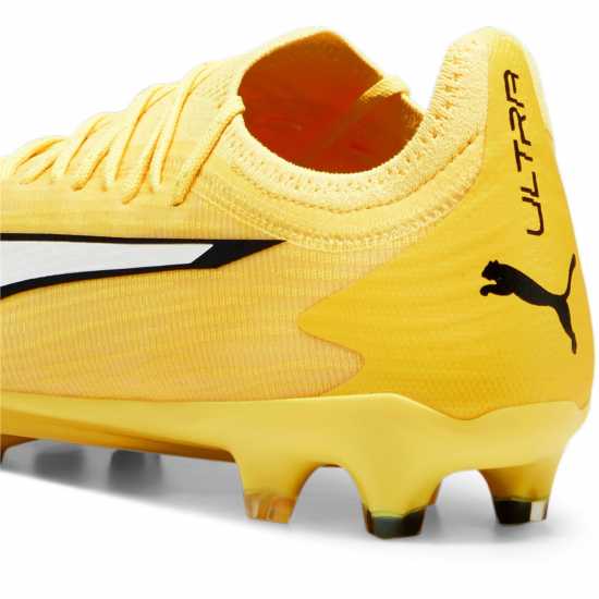 Puma Ultra Ultimate Firm Ground Football Boots Yellow/White Мъжки футболни бутонки