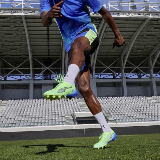 Puma Ultra Ultimate Adults Firm Ground Football Boots Зелено/Бяло/Синьо Puma Ultra Ultimate Adults Firm Ground Football Boots Зелено/Бяло/Синьо