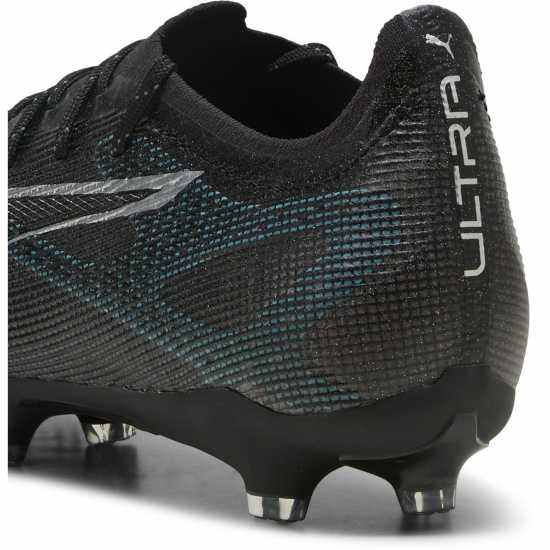 Puma Ultra Pro Firm Ground Football Boots Черно/Сребърно/Аква 