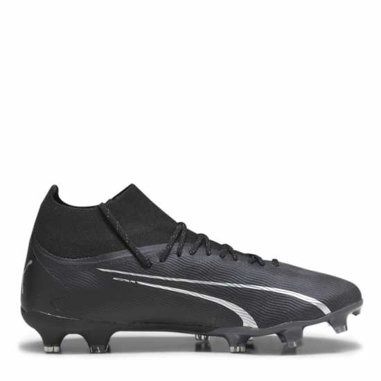 Puma Ultra Pro Firm Ground Football Boots Black/Asphalt Мъжки футболни бутонки