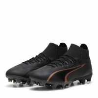 Puma Ultra Pro Firm Ground Football Boots Black/Rose Мъжки футболни бутонки