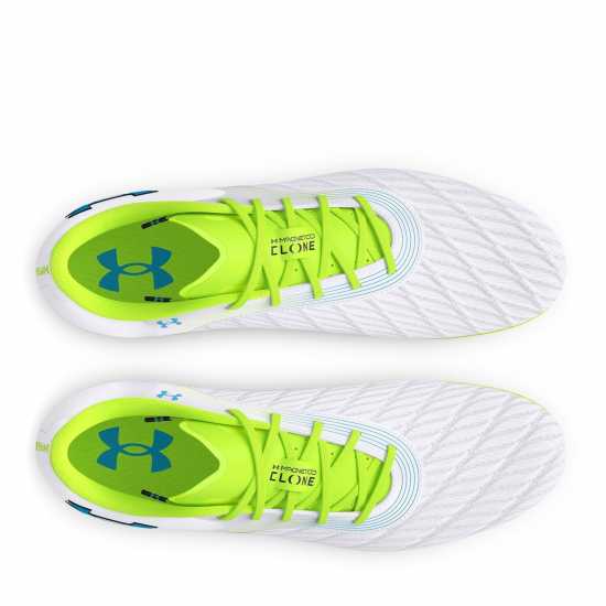 Under Armour Clone Magnetico Pro Firm Ground Football Boots Wht/HghVYlw/Cpr Мъжки футболни бутонки