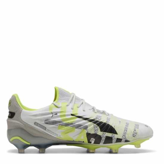 Puma King Ultimate Launch Adults Firm Ground Football Boots Сиво/Жълто Puma King Ultimate Launch Adults Firm Ground Football Boots Сиво/Жълто