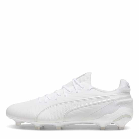 Puma King Ultimate Launch Adults Firm Ground Football Boots Бяло/Бяло Puma King Ultimate Launch Adults Firm Ground Football Boots Бяло/Бяло