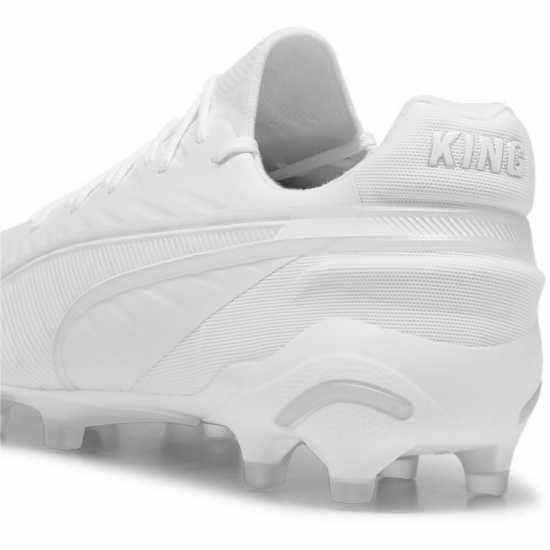 Puma King Ultimate Launch Adults Firm Ground Football Boots Бяло/Бяло Puma King Ultimate Launch Adults Firm Ground Football Boots Бяло/Бяло