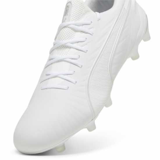 Puma King Ultimate Launch Adults Firm Ground Football Boots Бяло/Бяло Puma King Ultimate Launch Adults Firm Ground Football Boots Бяло/Бяло