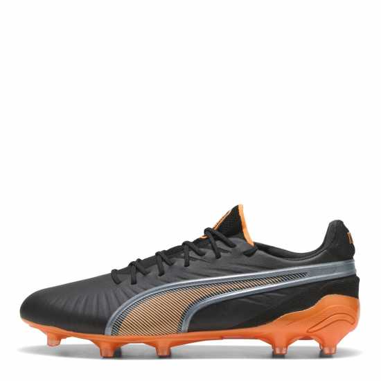 Puma King Ultimate Launch Adults Firm Ground Football Boots Черно/Оранжево 