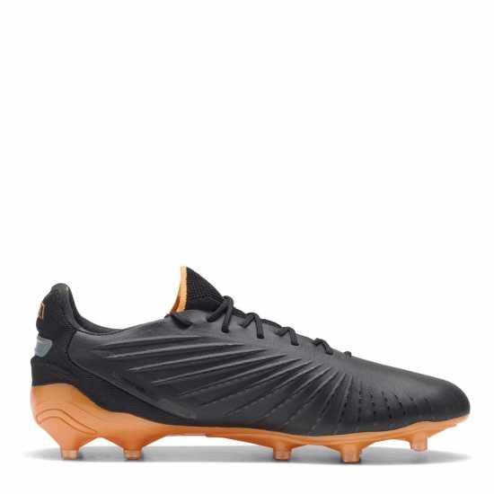 Puma King Ultimate Launch Adults Firm Ground Football Boots Черно/Оранжево 