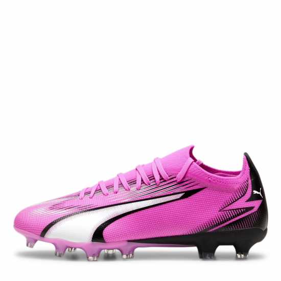 Puma Ultra Match Firm Ground Football Boots Pink/White/Blk Мъжки футболни бутонки