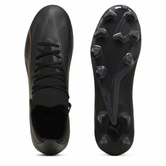 Puma Ultra Match Firm Ground Football Boots Черно/Розово Футболни стоножки