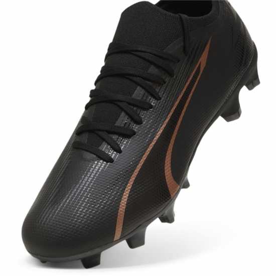 Puma Ultra Match Firm Ground Football Boots Черно/Розово Футболни стоножки