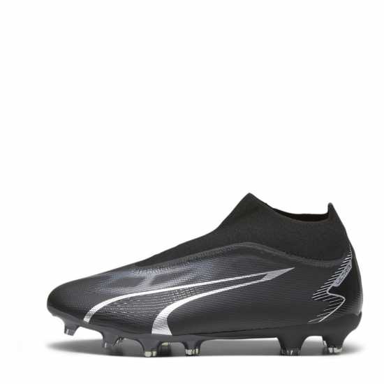 Puma Ultra Match Laceless Firm Ground Football Boots Black/Asphalt Мъжки футболни бутонки