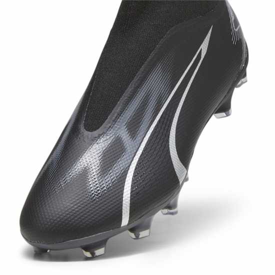 Puma Ultra Match Laceless Firm Ground Football Boots Black/Asphalt Мъжки футболни бутонки
