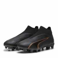 Puma Ultra Match.3 Laceless Firm Ground Football Boots Black/Rose Мъжки футболни бутонки